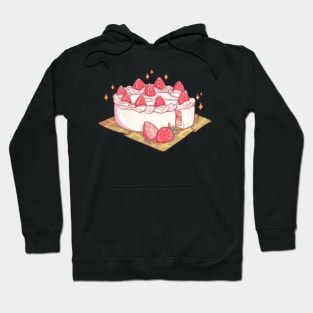 Birthday strawberry cake Hoodie